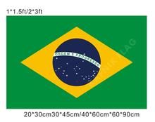 KAFNIK-banderas pequeñas de Brasil para países, banderas de 20x30cm/30x45cm/40x60cm/60x90cm, envío gratis 2024 - compra barato