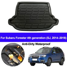 Carregador do carro Traseiro Tronco Forro de Carga Bandeja Mat Pad Tapetes Tapetes do Assoalho Tapete Para Subaru Forester 4th geração Série SJ 2014 - 2018 2024 - compre barato