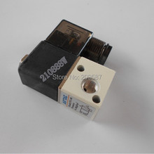 Válvula de aire solenoide normalmente cerrada, bobina LED, 3V1-06 12V/24V DC , 110V/220V AC 3 puertos 2Pos 1/8 "BSP, 5 uds. 2024 - compra barato