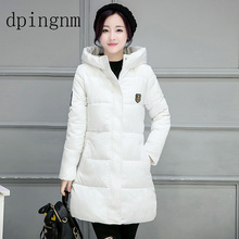 Long warm thicken winter jacket women  wear cotton padded outerwear for women womens coat plus size 3XL parka 2024 - buy cheap