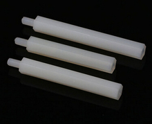 200pcs M2*15+5 mm Hexagon nylon column Single head isolation column support interval column Nylon plastic sticks 2024 - buy cheap