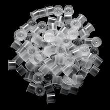 100/1000pcs Plastic Microblading Tattoo Ink Cup Cap Pigment Clear Holder Container for Needle Tip for Professional or Family Use 2024 - buy cheap