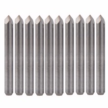 Brocas de corte CNC de acero de carburo, brocas piramidales de grabado, 90 grados, 0,2mm, 10 Uds. 2024 - compra barato