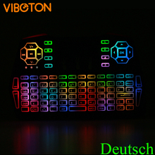 Viboton i8 Plus Backlit (Deutsch) German Keyboard 2.4G Mini Wireless Keyboard Air Mouse for Android TV Box, Mini PC, Laptop 2024 - buy cheap