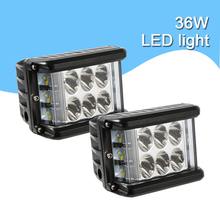 Controlador de luz led dualmente lado, 2 peças, luz de trabalho, em cubos de led, 12v, para carros jeep, caminhão, atv 2024 - compre barato