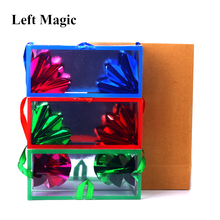 Mini bolsa de sueño/flor que aparece caja (13*6,2*6,2 cm) trucos de magia súper Delux bolsa flor que aparece vacía de la Caja accesorios mágicos 2024 - compra barato