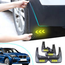 Mud Flaps For BMW X1 E84 2010 2011 2012-2015 Fender Splash Guards Mudguards Safety Reflective Warning Mudflaps Car Accessories 2024 - buy cheap