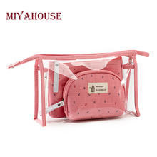 Miyahouse Fresh Style Women Cosmetic Bag Multifunctional Travel Lady Makeup Bag Fashion Candy Colors Female Cosmetic Bag 2024 - buy cheap