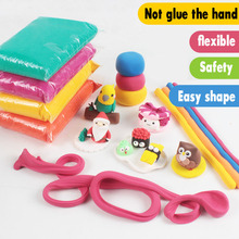 5 colores suave espuma de lodo arcilla bola suministros DIY luz suave de algodón encantos Kit para hacer Baba nube arte juguetes anti estrés para los niños (5*10g) 2024 - compra barato