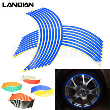 Hot Motorcycle Wheel Sticker Reflective Decals Rim Tape Car/bicycle For YAMAHA YZ 125 250 450 250F 450F 250X 250FX 450FX TMAX MT 2024 - buy cheap