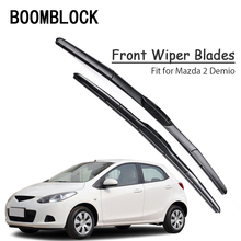 BOOMBLOCK 2 uds alta calidad limpiaparabrisas DE parabrisas delantero para Mazda 2 Demio DY DE DJ 2017, 2016-2002 2024 - compra barato