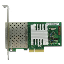 Quad Port Fibre Channel PCI-E X4 Card Gigabit Ethernet Network Adapter NH82580EB 2024 - buy cheap