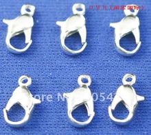 OMH wholesale 100pcs nickel plated metal lobster clasps Hooks 12mm DY26 2024 - buy cheap