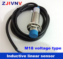 Sensor lineal inductivo M18, interruptor de proximidad, tipo de voltaje, distancia de detección de tipo sin descarga de 8mm 2024 - compra barato