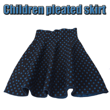 Falda de punto azul para niña, faldas de princesa, tutú, ropa para niña, faldas para niño, ropa para niño, Otoño Invierno 2024 - compra barato