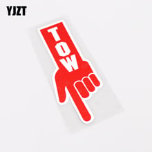 YJZT 4CM*11CM Personality TOW Warning Mark Car Sticker Decal PVC Accessories 13-0678 2024 - buy cheap