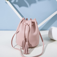 Fashion Women Shoulder Bag Crossbody Bags Soft Leather Drawing String Bucket Bag Casual Solid Messenger Bag Bolsa Feminina 2024 - buy cheap
