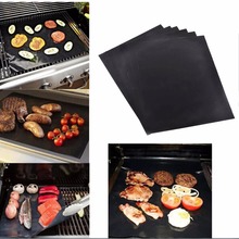 Non-stick Reusable BBQ Grill Mat Sheet Baking Mat for Barbecue Sheet Cooking Outdoor Barbeque BBQ Accessories 40X33CM 2024 - buy cheap