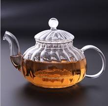1PC 600ml Flower Coffee Glass Tea Pot Blooming Chinese Glass Teapots Heat Resistant Glass Teapot JO 1052 2024 - buy cheap