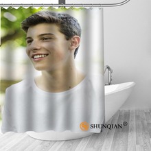 ShunQian Custom Shawn Mendes Fabric Hot Sale Modern Shower Curtain Bathroom 3D Waterproof 12 Hooks For The Bathroom High Quality 2024 - buy cheap