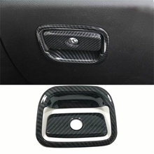For Jeep Grand Cherokee 2010-2013 2014 2015 2016 2017 2018 ABS Carbon Fiber Front Storage Glove Box Handle Cover Trim 2PCS 2024 - buy cheap