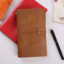 Retro Vintage Traveler's Diary Journal Sketchbook Planner PU Leather Business Paper Notebook Gift Stationery Supply 2024 - buy cheap