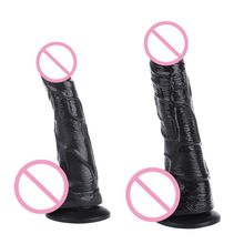 Vibrador realista grande com ventosa, brinquedos sexuais para mulheres, sem alças, pênis enorme, dropshipping, 1 peça 2024 - compre barato