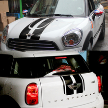 Capa + motor tronco + linha traseira adesivos de carro e decalques decoração do carro-estilo para mini cooper countryman r60 2011-2015 acessórios 2024 - compre barato