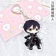 Sword Art Online Anime Acrylic Key Chains Cartoon Keyring Car Keychain Pendant Toys Keyholder Unisex Gift NEW 2024 - buy cheap