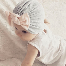 Children Baby Girls baby hats Boho Hat Beanie Scarf Turban Head Wrap Cap newborn photography props knit cap 2024 - buy cheap