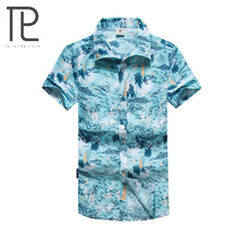 Tailor Pal Love 2022 New Fashion Men's Hawaiian Shirts Summer Fashion Short Sleeve Casual Male Shirt 2024 - buy cheap
