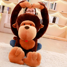 80/105cm Super Funny Orangutan Plush&Stuffed Toy Cute Monkey Diamond Cartoon Doll High Quality Birthday Gift For Kids Children 2024 - buy cheap