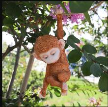 Outdoor Gardening Simulation Animal Ornaments Resin Monkey Decoration Crafts Courtyard Garden Flower Pot Furnishing Villa Decor 2024 - buy cheap