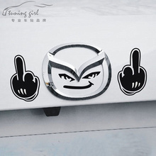 Car Stickers Cartoon Funny Creative Decals For Mazda Logo Tail Vinyls Waterproof Auto Tuning Styling D15 2024 - buy cheap