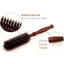 Escova de cabelo cacheado, pente de volume para cabeleireiro feminino, escova de cabelo formato de pera 2024 - compre barato