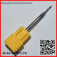 1.5*6 AA series  One Flute Spiral Drill Bits,End Milling Cutter,Tungsten Cutting Tools 2024 - buy cheap