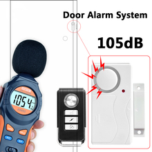 105 db porta janela entrada de segurança abs controle remoto sem fio sensor da porta alarme host sistema alarme kit proteção em casa 2024 - compre barato