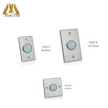 ET02B Stainless Steel Touch Button  LED light Exit Button Exit Switch For Door Access Control System 2024 - buy cheap