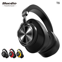 Bluedio T6 активные наушники с шумоподавлением Беспроводная bluetooth-гарнитура с микрофоном для мобильных телефонов и музыки 2024 - купить недорого