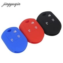 jingyuqin 10pcs/lot Silicone Key Case for FORD Edge Explorer Flex Focus Taurus Escape Expedition Mustang 3BTN Key Cover Fob 2024 - buy cheap