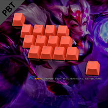 LOL Keycaps PBT Backlit 14Keyset Cherry MX Key Caps With Keycaps Puller For MX Switches Backlit Mechanical Gaming Keyboard 2024 - buy cheap