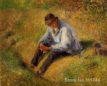 Pere Melon Resting Camille Pissarro Paintings modern art High quality Hand painted 2024 - buy cheap