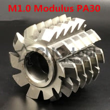 M1 Modulus PA30 degrees HSS Involute Gear hob 50x45x22mm Gear cutting tools Free shipping 2024 - buy cheap
