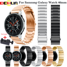 Pulseira de relógio de aço inoxidável 316l 22mm, pulseira para samsung galaxy watch 46mm para samsung gear s3 classic frontier 2024 - compre barato