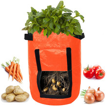 1pcs Potato Grow Bags DIY Tomato Grow Planter Bag Vegetables PE Cloth Planting Container Bag Thicken Garden Pot Grow Healthy 2024 - buy cheap