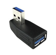 10pcs Right Angle Direction 90 Degree USB 3.0 TYPE A Male to Feamel M/F Adapter Connector Jack 2024 - buy cheap