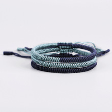 BOEYCJR Tibetan Buddhism Braided Rope Yoga Bangles & Bracelets Fashion Jewelry Handmade Lucky Bracelet for Men Women  2024 - buy cheap