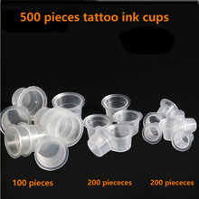 Taza de pigmento de tamaño múltiple uso mixto 9mm/12mm/15mm contenedor de plástico soporte de tatuaje accesorios suministros taza de tinta para tatuaje de arte corporal 2024 - compra barato