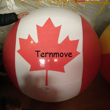 pvc Canada helium Balloon with Japan south korea National Flag Printing for Events Advertising giant inflatable air sky balloon 2024 - buy cheap