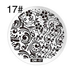 Nail Art Polish DIY Stamping Plates Image Templates Nail Stamp Stencil Beauty Decorations Manicure Tools 1pcs/lot  om17 2024 - buy cheap